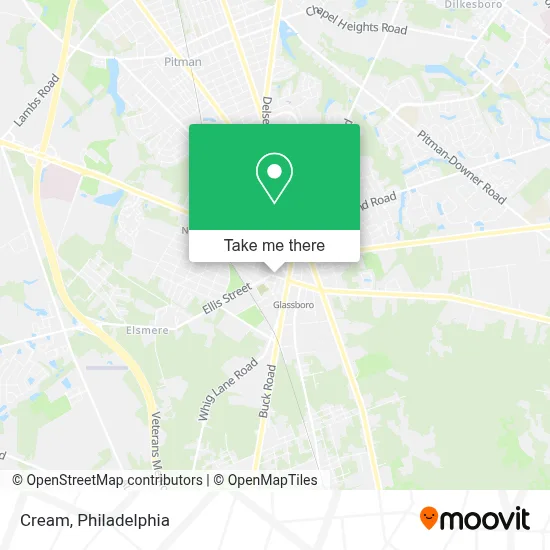 Cream map