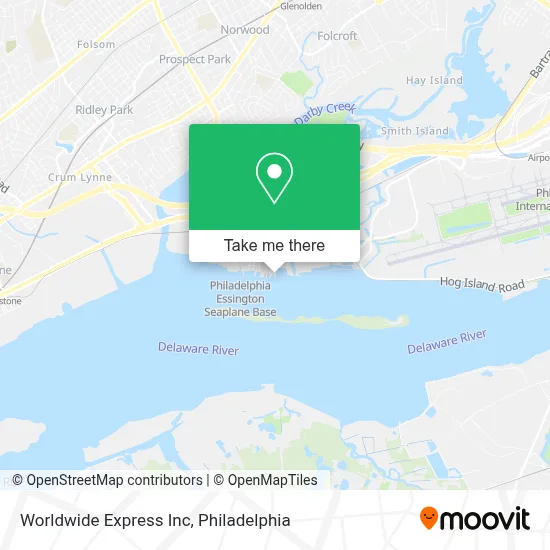 Worldwide Express Inc map