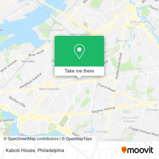Kabob House map