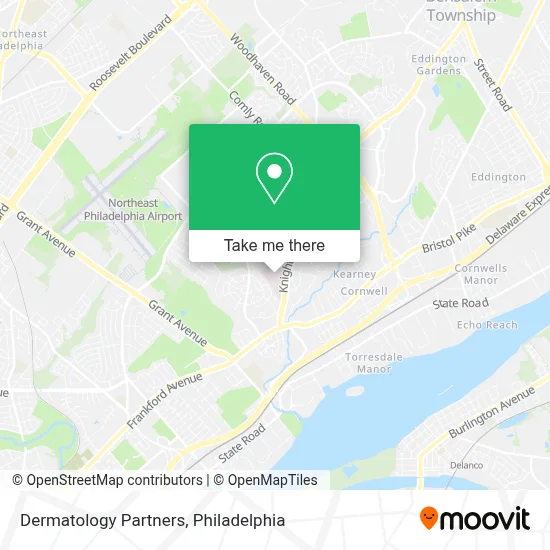 Dermatology Partners map