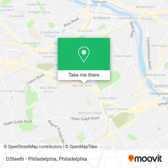 D5teeth - Philadelphia map