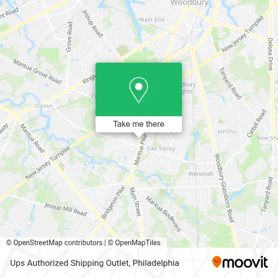 Ups Authorized Shipping Outlet map