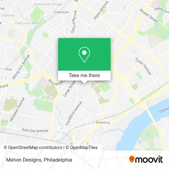Melvin Designs map