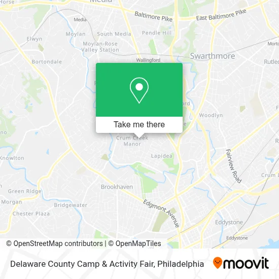 Delaware County Camp & Activity Fair map