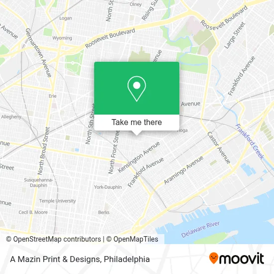 A Mazin Print & Designs map