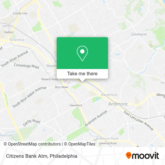 Citizens Bank Atm map