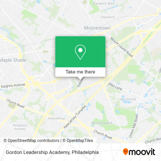 Gordon Leadership Academy map