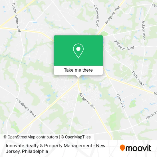 Innovate Realty & Property Management - New Jersey map