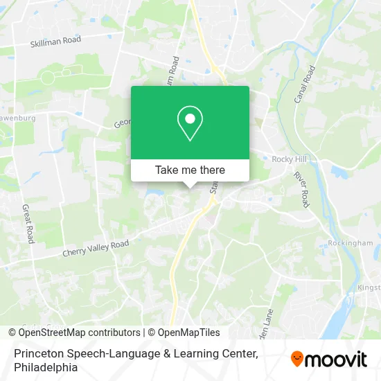 Princeton Speech-Language & Learning Center map