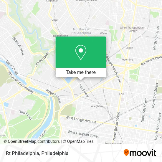 Rt Philadelphia map