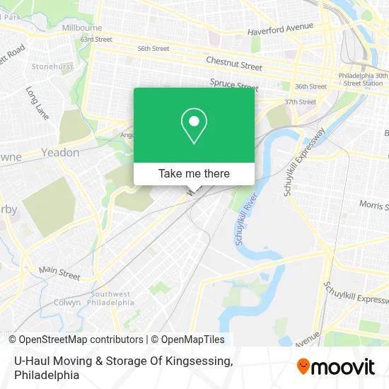 U-Haul Moving & Storage Of Kingsessing map