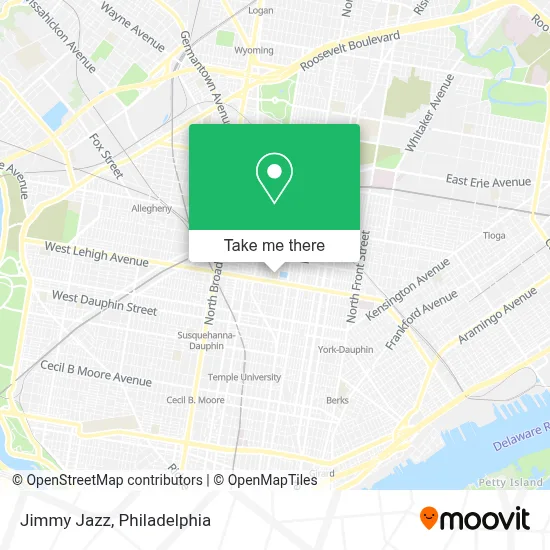 Jimmy Jazz map