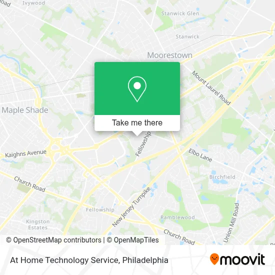 At Home Technology Service map