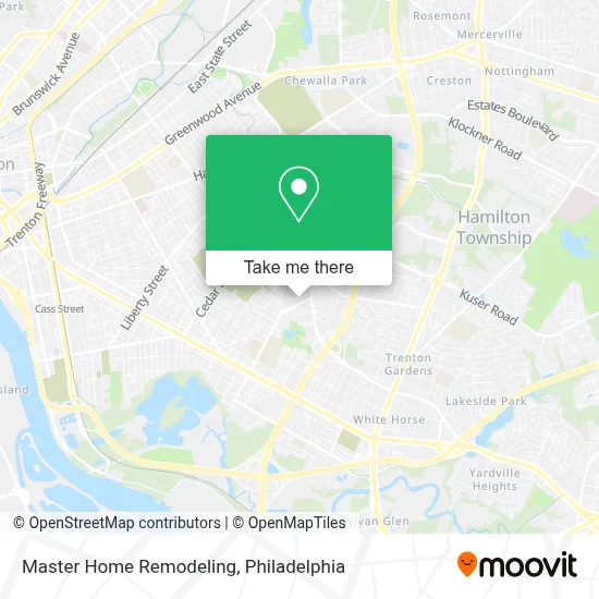 Master Home Remodeling map