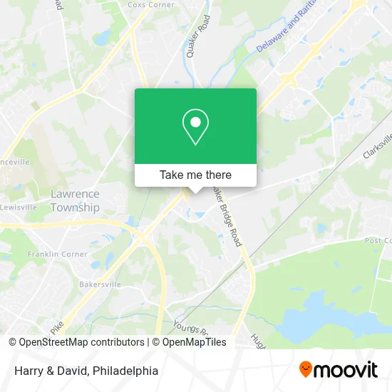 Harry & David map