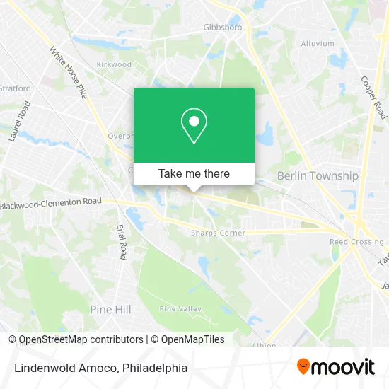 Lindenwold Amoco map