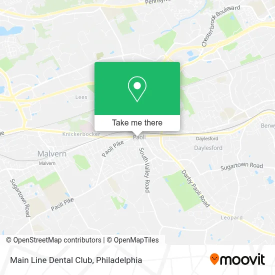 Main Line Dental Club map