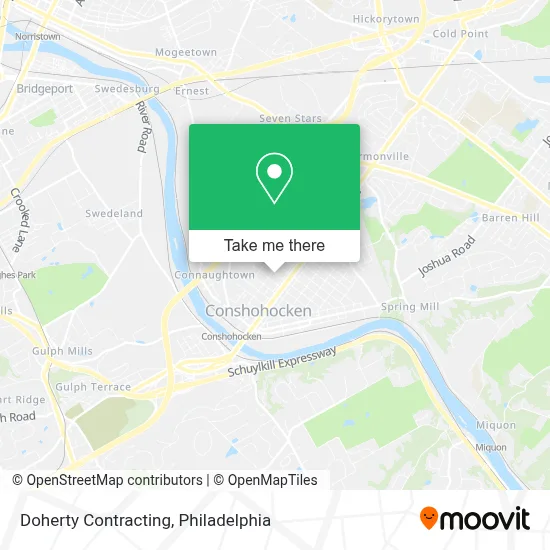 Doherty Contracting map