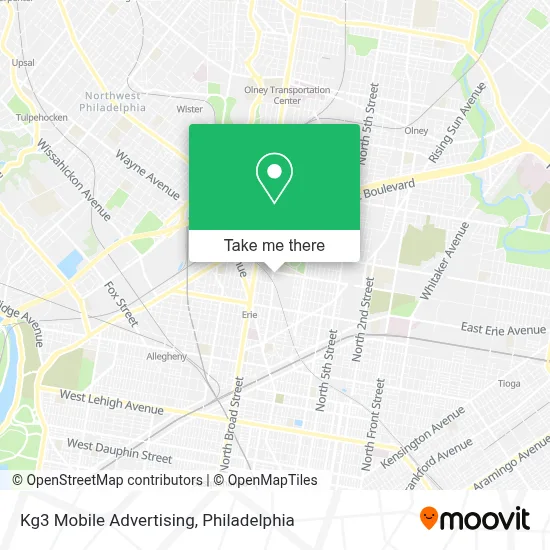 Kg3 Mobile Advertising map
