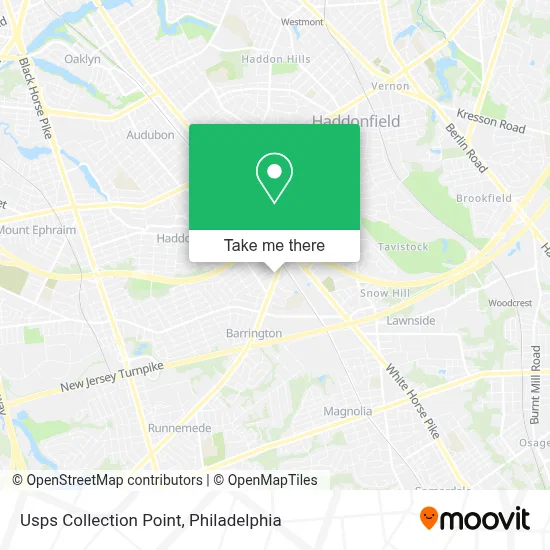 Usps Collection Point map