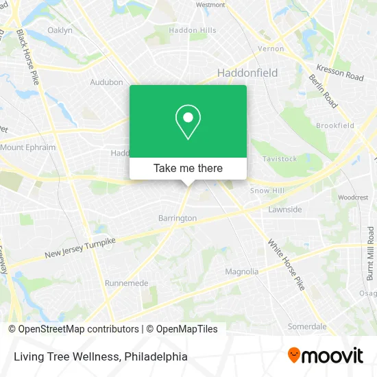 Living Tree Wellness map