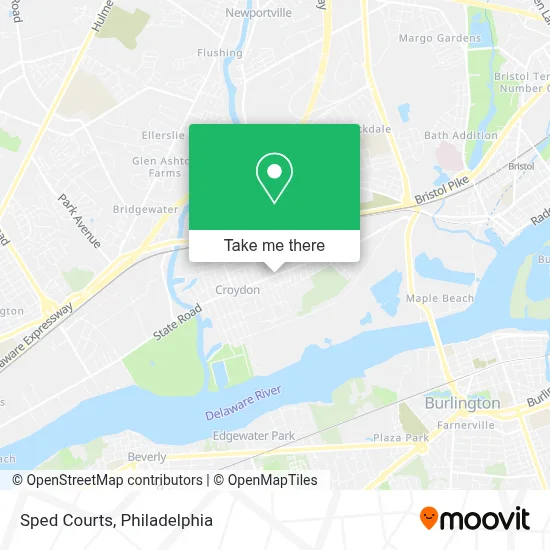 Sped Courts map