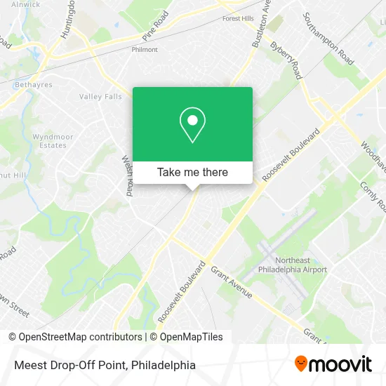 Meest Drop-Off Point map