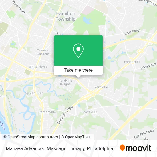 Manava Advanced Massage Therapy map