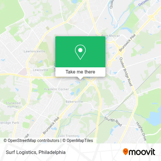 Surf Logistics map