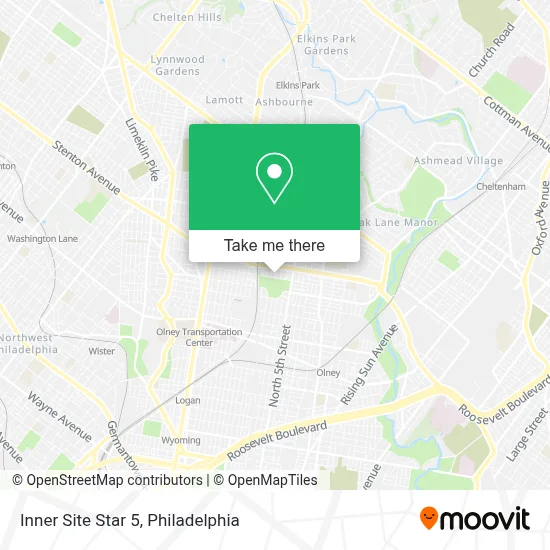 Inner Site Star 5 map
