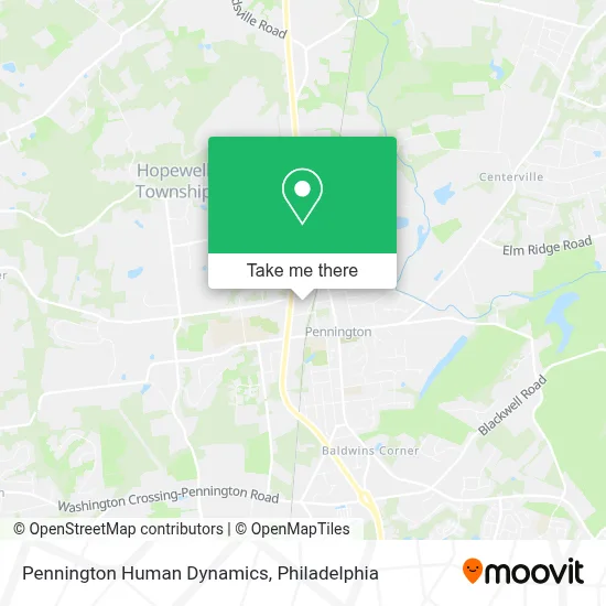 Pennington Human Dynamics map