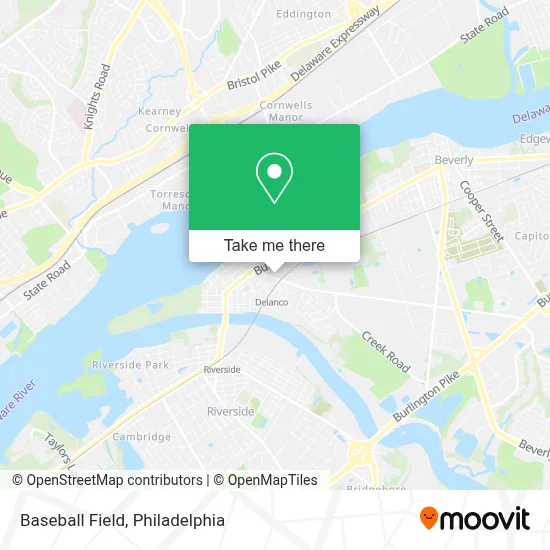 Baseball Field map