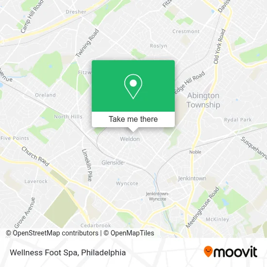 Wellness Foot Spa map
