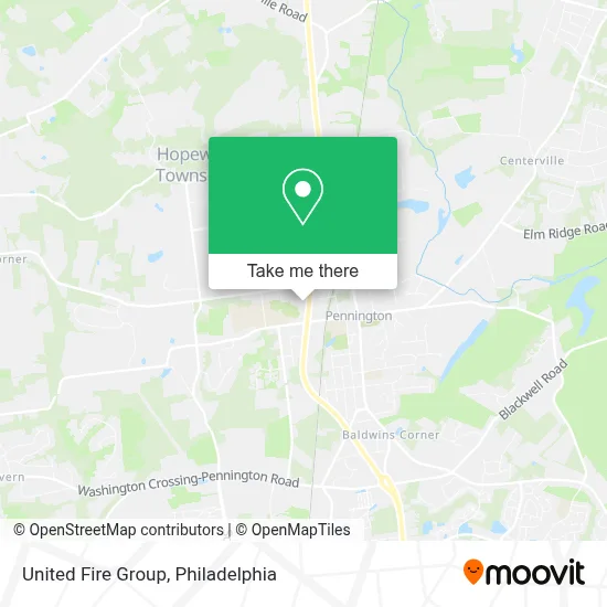 United Fire Group map