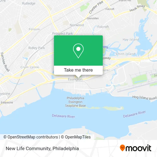 New Life Community map