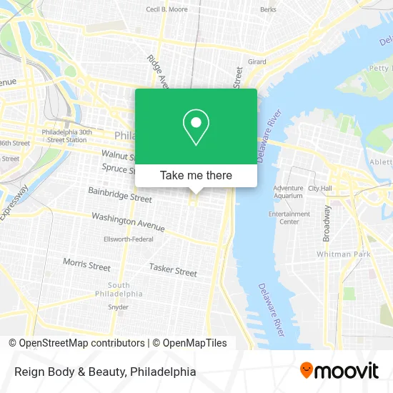 Reign Body & Beauty map