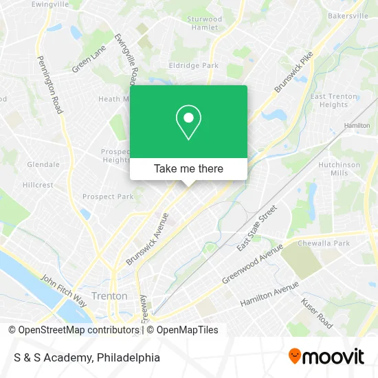 S & S Academy map