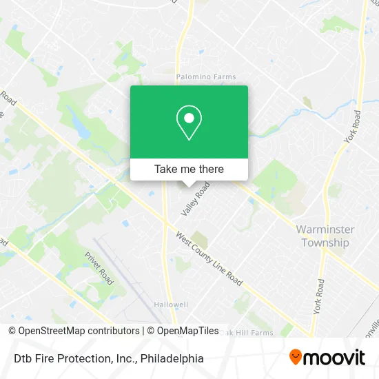 Dtb Fire Protection, Inc. map