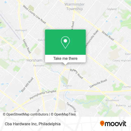 Cba Hardware Inc map