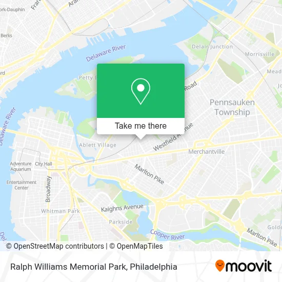 Ralph Williams Memorial Park map