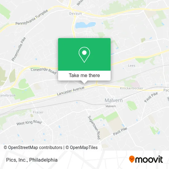 Pics, Inc. map