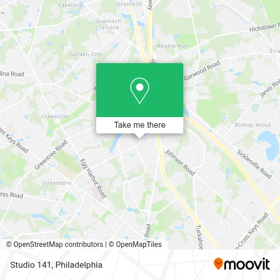 Studio 141 map