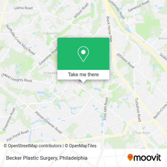 Becker Plastic Surgery map