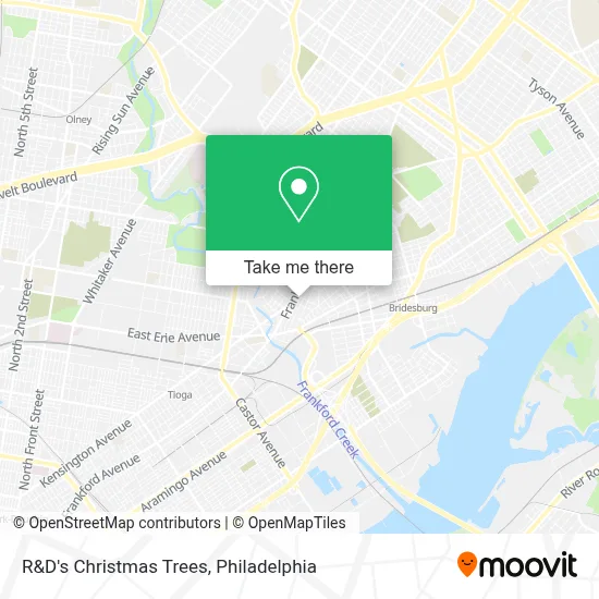 R&D's Christmas Trees map