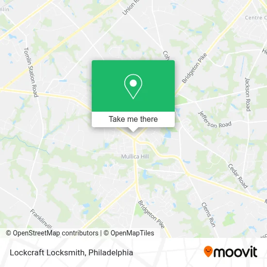 Lockcraft Locksmith map