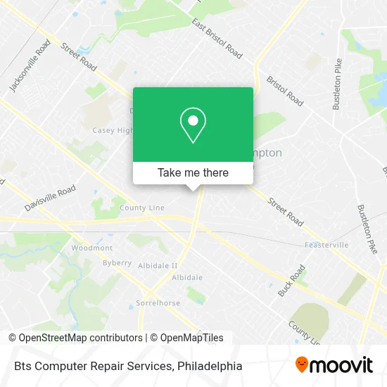 Bts Computer Repair Services map
