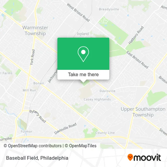 Baseball Field map