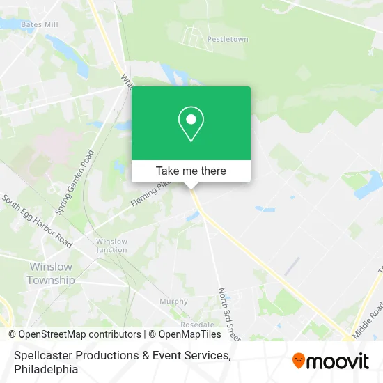 Spellcaster Productions & Event Services map