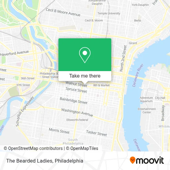 The Bearded Ladies map