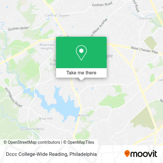 Dccc College-Wide Reading map